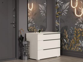Комод с 3 ящиками Айри КМ-001 (кашемир) в Железнодорожном - zheleznodorozhnyj.mebel-nsk.ru | фото