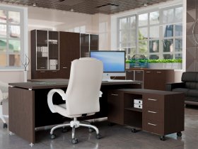 Комплект офисной мебели Президент-ПРО в Железнодорожном - zheleznodorozhnyj.mebel-nsk.ru | фото