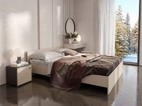 Кровать двухспальная 1,6м Гиза в Железнодорожном - zheleznodorozhnyj.mebel-nsk.ru | фото