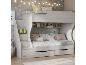 Кровать двухъярусная Каприз-22 КПР.22 в Железнодорожном - zheleznodorozhnyj.mebel-nsk.ru | фото