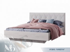 Кровать двуспальная 1,6м Кимберли КР-13 в Железнодорожном - zheleznodorozhnyj.mebel-nsk.ru | фото