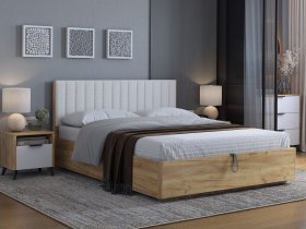 Кровать двуспальная 1,6м Юлия в Железнодорожном - zheleznodorozhnyj.mebel-nsk.ru | фото