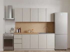Кухонный гарнитур Мори 2,0 м (сатин) в Железнодорожном - zheleznodorozhnyj.mebel-nsk.ru | фото