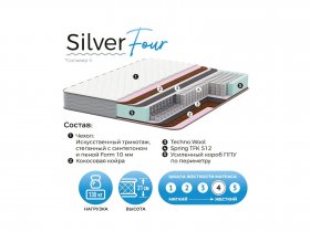 Матрас Silver Four в Железнодорожном - zheleznodorozhnyj.mebel-nsk.ru | фото