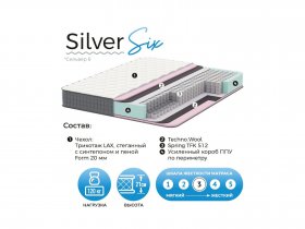 Матрас Silver Six в Железнодорожном - zheleznodorozhnyj.mebel-nsk.ru | фото