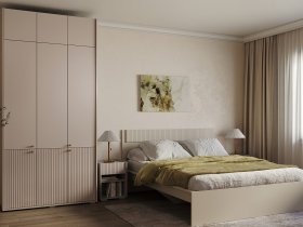 Модульная спальня Орма (МДФ) в Железнодорожном - zheleznodorozhnyj.mebel-nsk.ru | фото