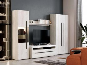 Модульная стенка Ницца (дуб витенберг) в Железнодорожном - zheleznodorozhnyj.mebel-nsk.ru | фото
