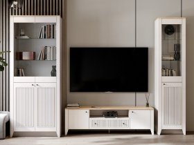Модульная стенка Валенсия в Железнодорожном - zheleznodorozhnyj.mebel-nsk.ru | фото
