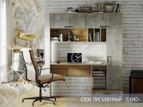 Стол письменный  Техно в Железнодорожном - zheleznodorozhnyj.mebel-nsk.ru | фото